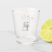 Spooky Kleine Paar Shot Glas (Achterkant)