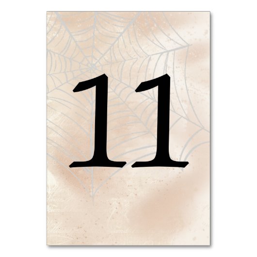 Spooky kleine paar tafel nummer 11 kaart (Achterkant)