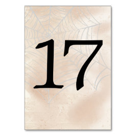 Spooky kleine paar tafel nummer 17 kaart