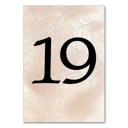 Spooky kleine paar tafel nummer 19 kaart (Voorkant)