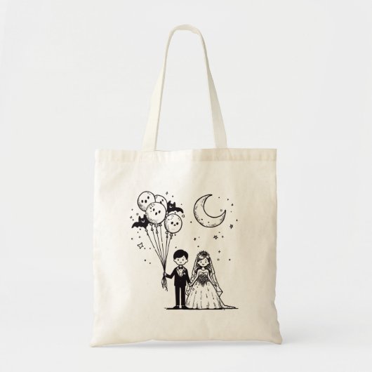 Spooky Kleine Paar Tote Bag (Voorkant)