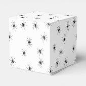 Spooky kleine spieren over Halloween Bedankdoosjes (Achterkant)