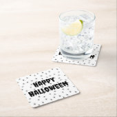 Spooky kleine spieren over Halloween Kartonnen Onderzetters (Insitu)