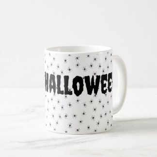 Spooky kleine spieren over Halloween Koffiemok