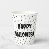 Spooky kleine spieren over Halloween Papieren Bekers (Achterkant)