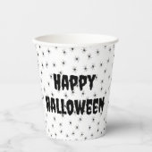 Spooky kleine spieren over Halloween Papieren Bekers (Voorkant)