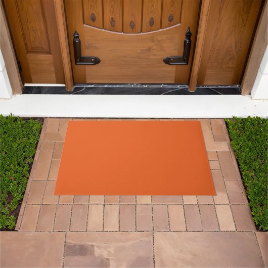 Spooky kleuren - Deep Oranje deurmat (Buiten)