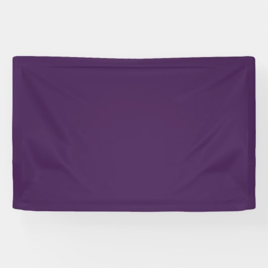 Spooky kleuren - Deep Paarse Banner (Horizontaal)