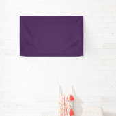 Spooky kleuren - Deep Paarse Banner (Insitu)