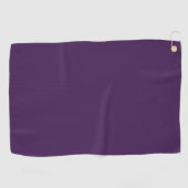 Spooky kleuren - Deep Paarse golfhanddoek (Horizontaal)