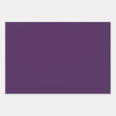 Spooky kleuren - Deep Paarse Wrapping Paper Set (Voorkant 2)