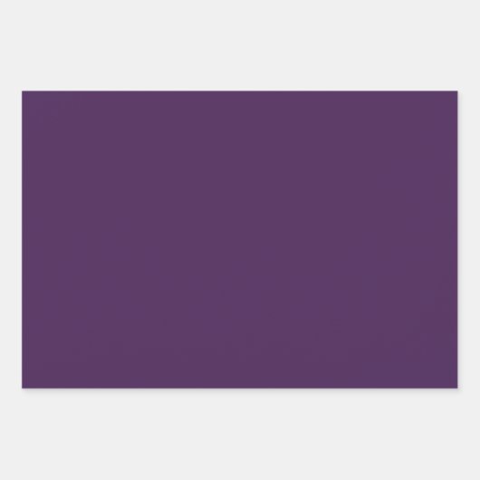 Spooky kleuren - Deep Paarse Wrapping Paper Set (Voorkant)