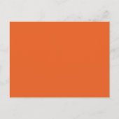 Spooky kleuren - diep Oranje Briefkaart (Voorkant)