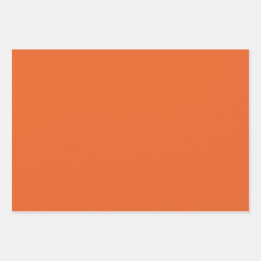 Spooky Kleuren Diep Sinaasappel Zwart Wrapping Pap Inpakpapier Vel (Voorkant 3)