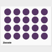 Spooky kleuren - Diepe Paarse Stickers (Vel)