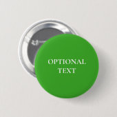 Spooky kleuren - Heldergroene aangepaste tekst But Ronde Button 5,7 Cm (Voorkant /achterkant)
