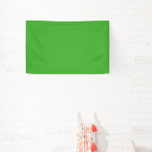 Spooky kleuren - Heldergroene banner (Insitu)