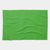 Spooky kleuren - Heldergroene keukenhanddoek (Horizontaal)