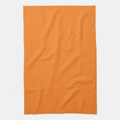 Spooky kleuren - Oranje keukenhanddoek (Verticaal)