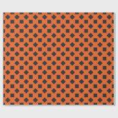 Spooky kleuren - Sinaasappel Pattern Wrapping Pape Cadeaupapier (Vlak)