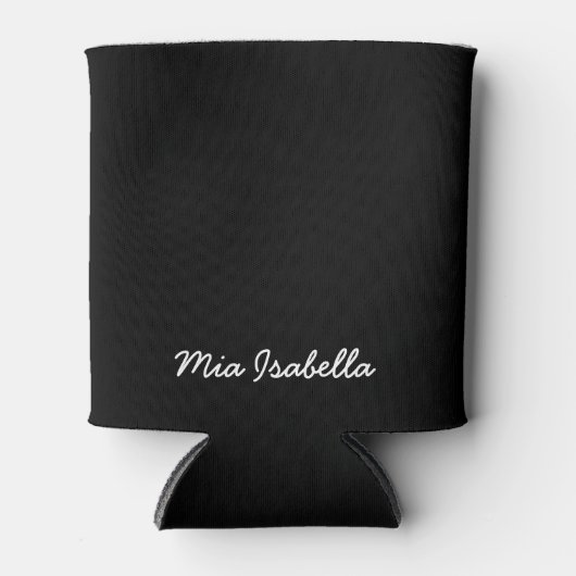 Spooky Kleuren Zwart Aangepaste Naam Koelbox Blikjeskoeler (Voorkant)