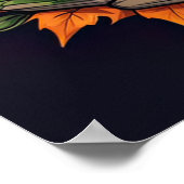 Spooky knuffels, Schattige Halloween Panda Poster (Hoek)