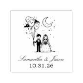 Spooky Koppel Zelfinktende Stempel (Design)