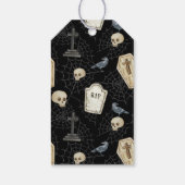 Spooky kostuums en cocktails Halloween Cadeaulabel (Achterkant)