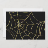 Spooky kostuums en cocktails Volwassen Halloween Kaart (Achterkant)