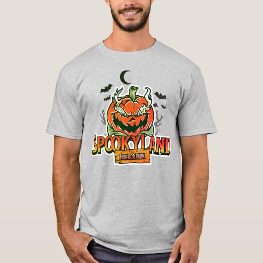 Spooky Land Horror Park T-shirt (Voorkant)