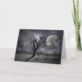 Spooky Landscape Halloween Card Kaart