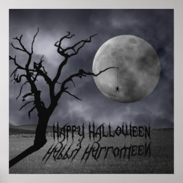 Spooky Landscape Halloween Poster
