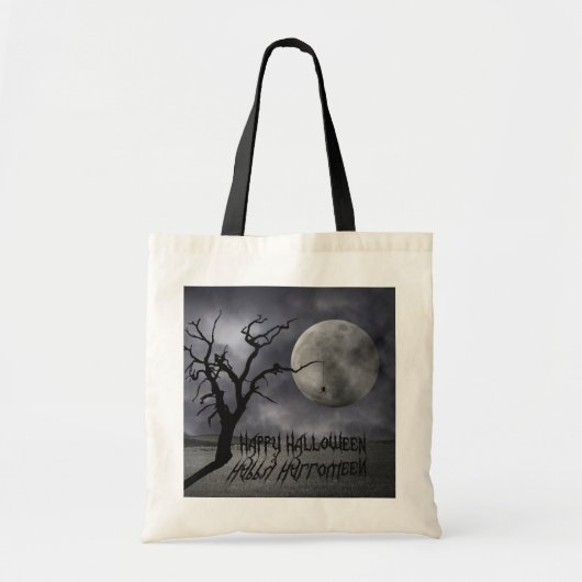 Spooky Landscape Halloween Tote Bag (Voorkant)