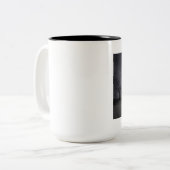 Spooky Landscape Halloween Tweekleurige Koffiemok (Voorkant links)