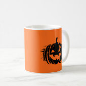 Spooky Laughing Pumpkin Head | Halloween Koffiemok (Voorkant rechts)