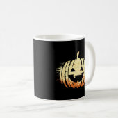Spooky Laughing Pumpkin Head | Halloween Koffiemok (Voorkant rechts)