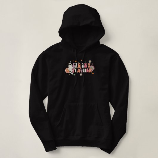Spooky leraar Halloween Hoodie (Design voorkant)