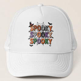 Spooky Lettering Witch Pet en Bats Halloween