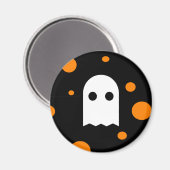 Spooky Leuke Ghost Halloween Koelkast Magnet (Voorkant / Achterkant)