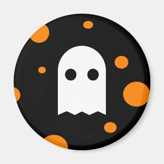 Spooky Leuke Ghost Halloween Koelkast Magnet (Voorkant)