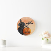 Spooky Leuke  Halloween Kat Wandklok (Huis)