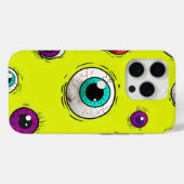Spooky & Leuke Oogbol Patroon iPhone Case (Achterkant (horizontaal))