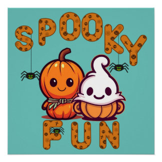 Spooky leuke vrienden perfect poster