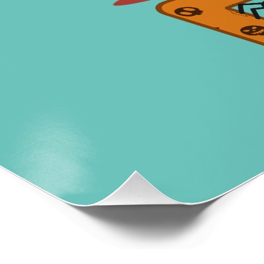 Spooky leuke vrienden perfect poster (Hoek)