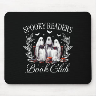 Spooky Lezers Boek Club Funny Ghost Teacher Happy Muismat