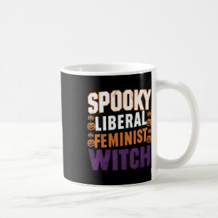 Spooky liberale feministische heks Halloween Femin Koffiemok