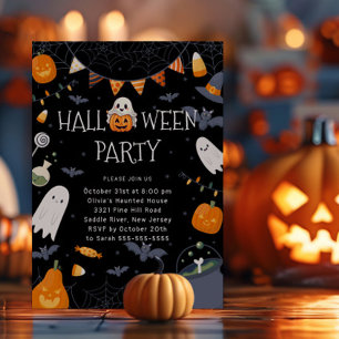Spooky Lief Halloween Feest Kaart