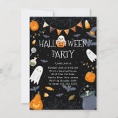 Spooky Lief Halloween Feest Kaart (Voorkant)