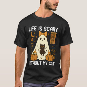 Spooky Life is eng zonder mijn kat T-shirt