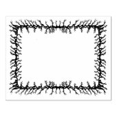 Spooky Lijst van Barbed takken voor Crafts Rubberstempel (Afrduk)